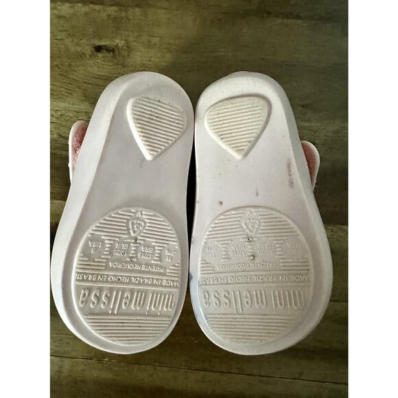 Mini Melissa Ultragirl Pink French Bulldog Mary Jane Shoes Waterproof 5 - Picture 7 of 10